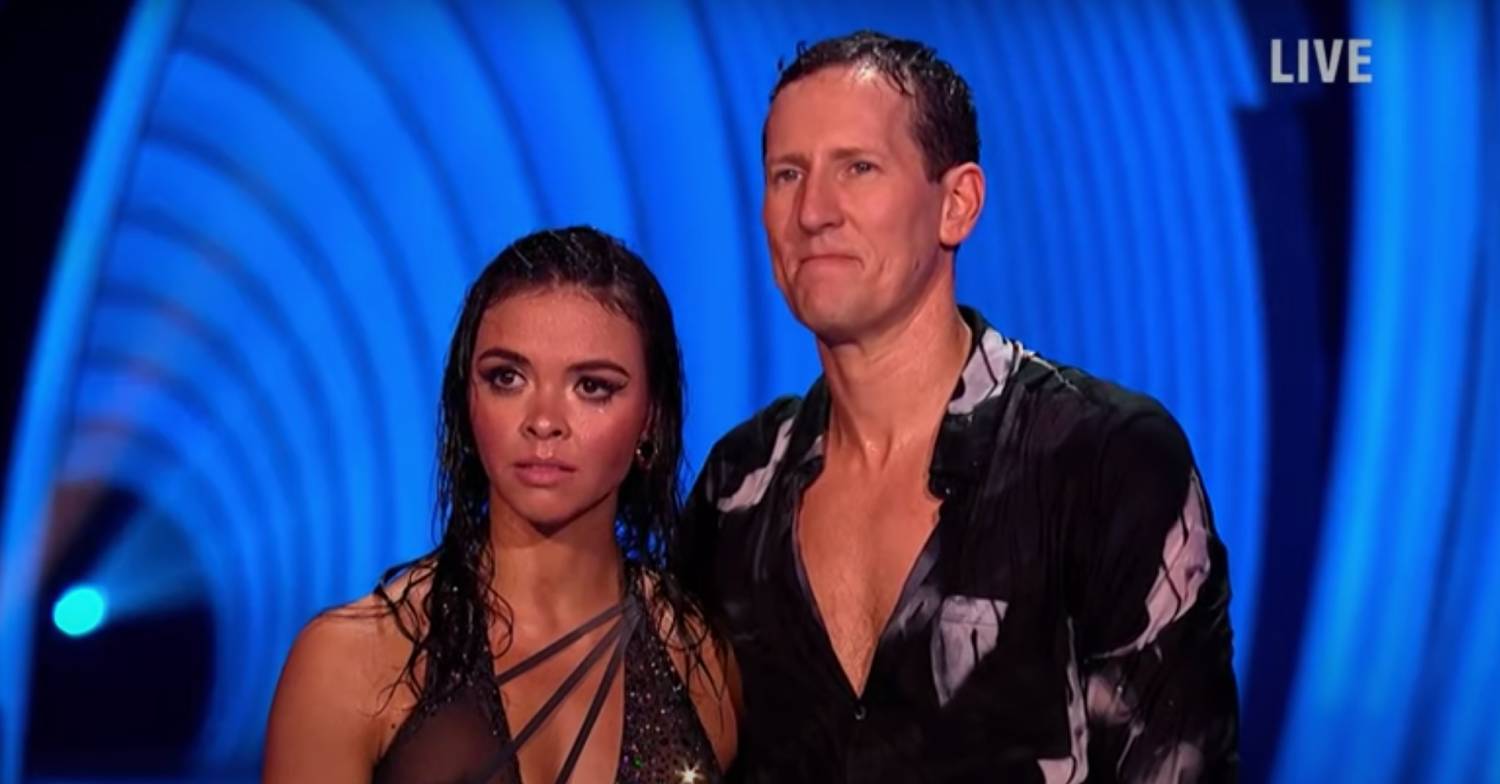 Vanessa Bauer and Brendan Cole on Dancing On Ice