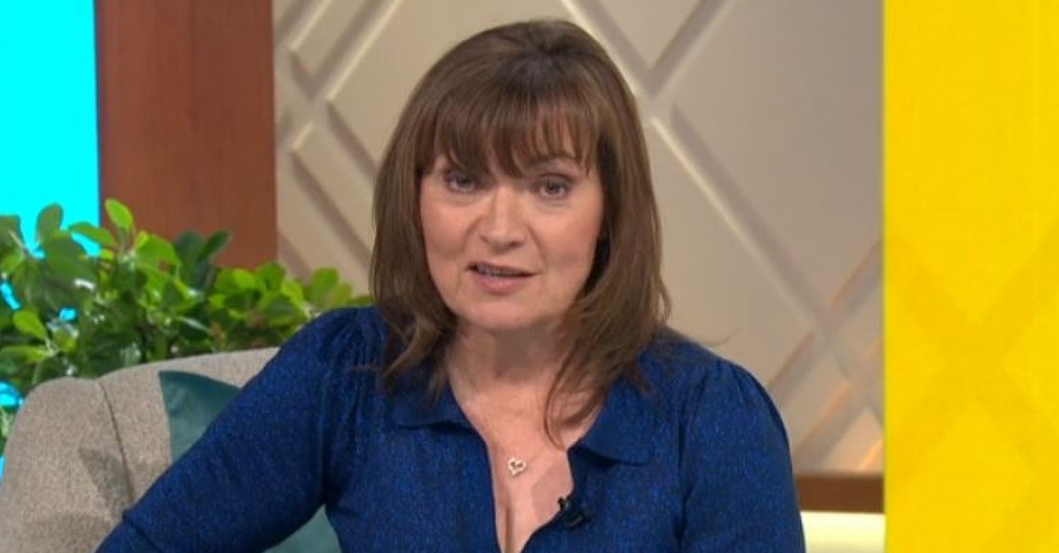 Lorraine Kelly on her show today