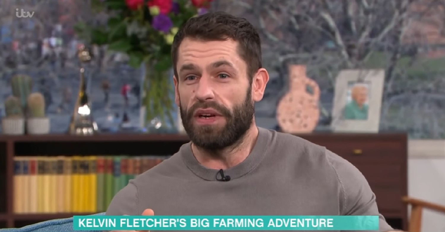 Kelvin Fletcher talking about having twins with wife on This Morning