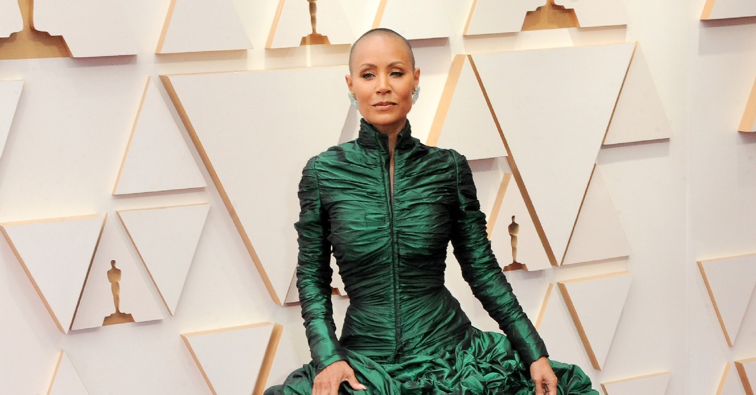 Jada Pinkett Smith in green dress at the Oscars