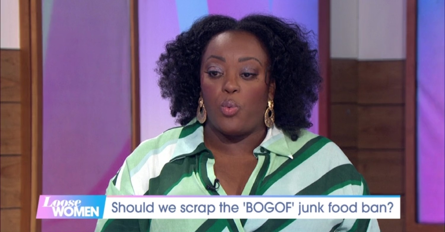 Judi Love on Loose Women today