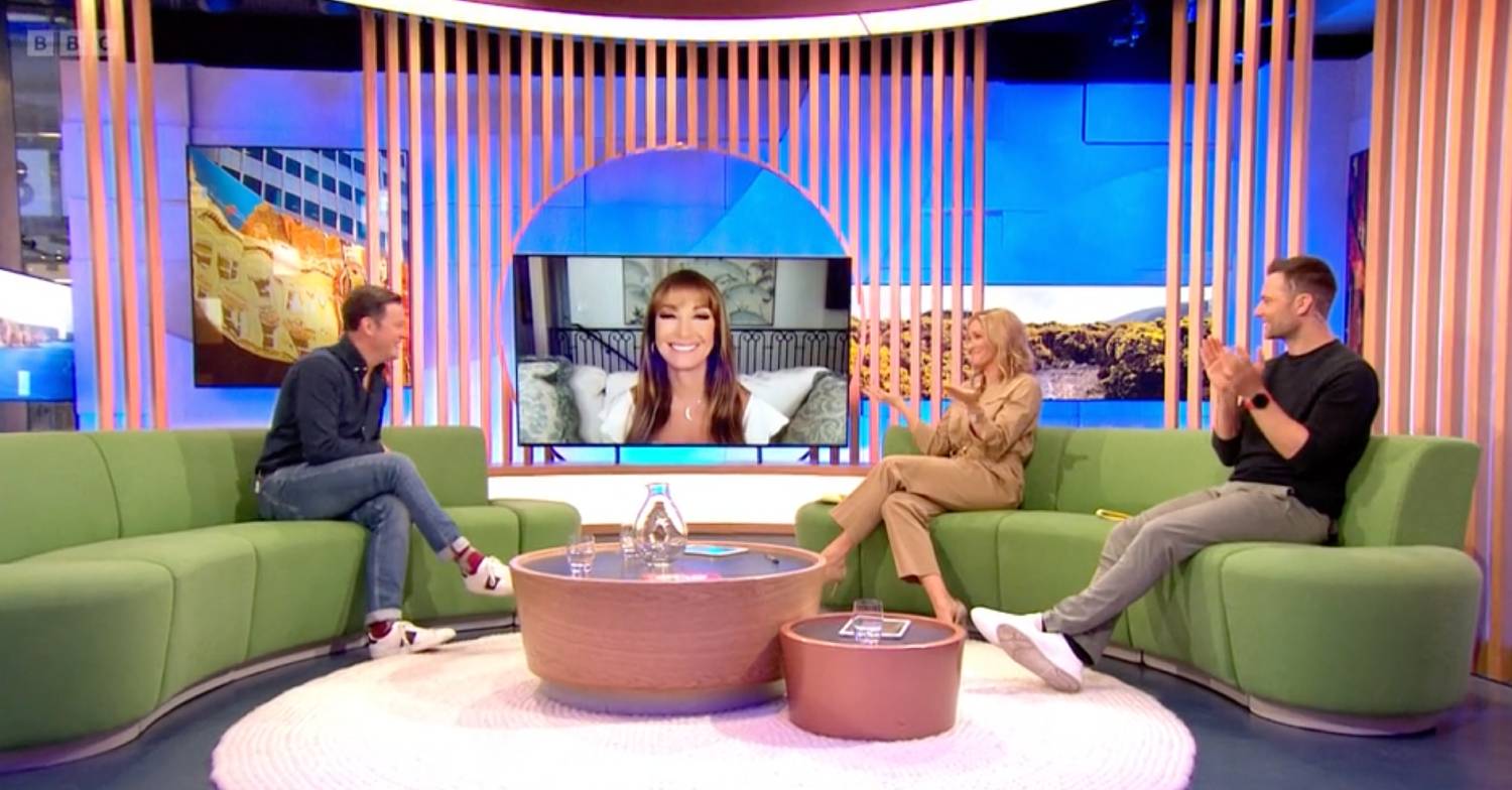 Guests on The One Show last night