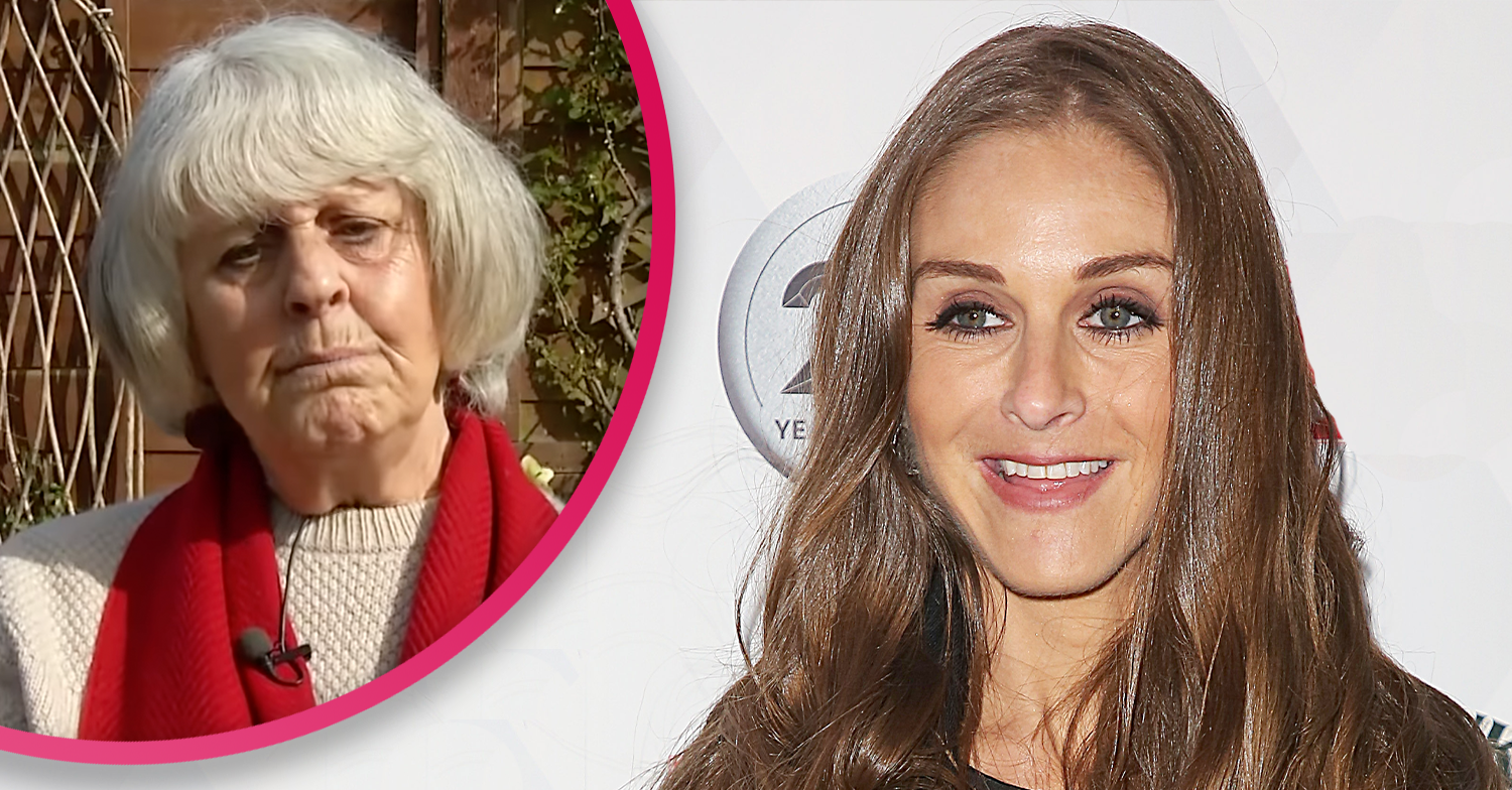 Nikki Grahame smiling with her mum
