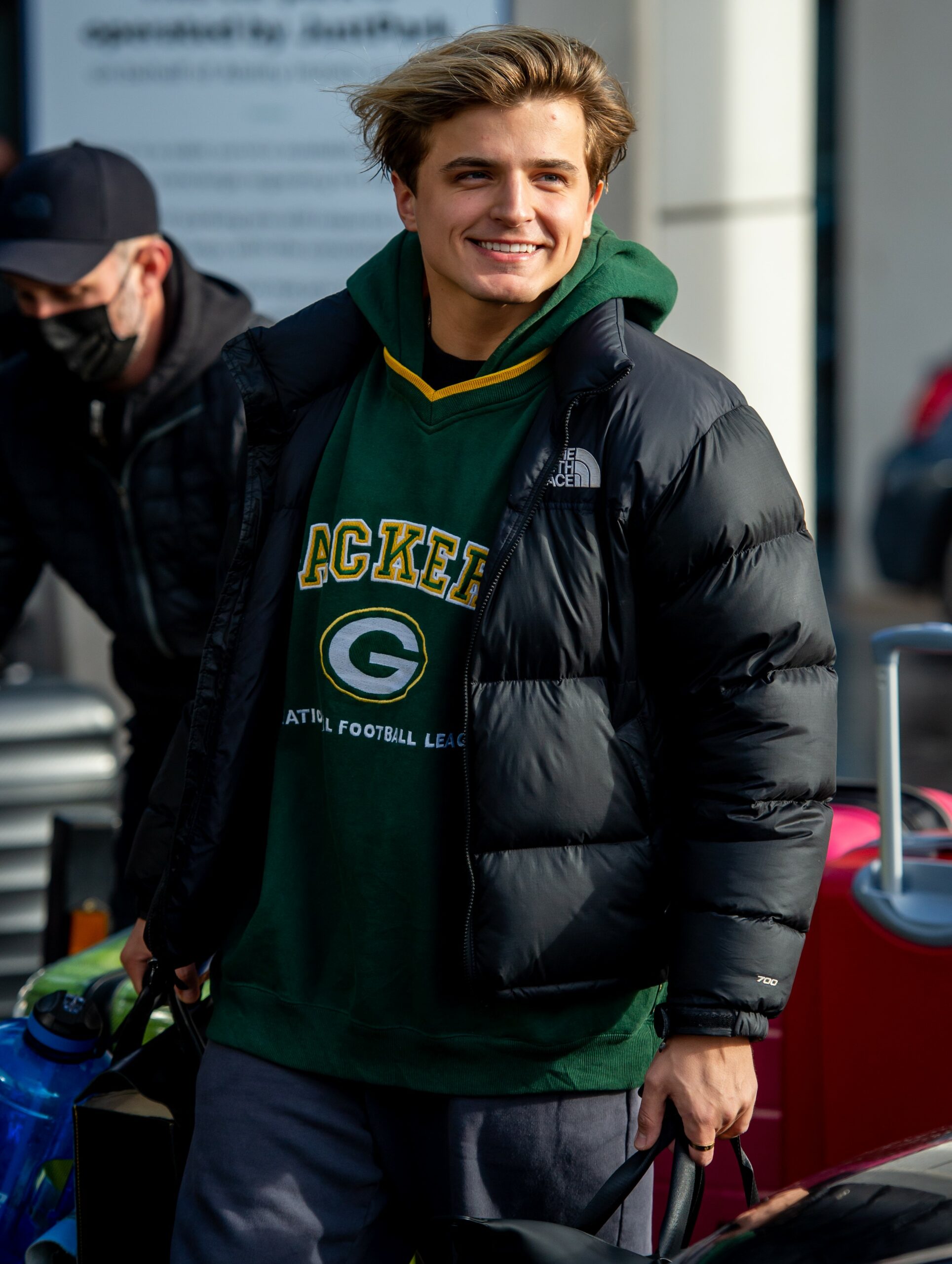 Strictly star Nikita Kuzmin smiles for cameras