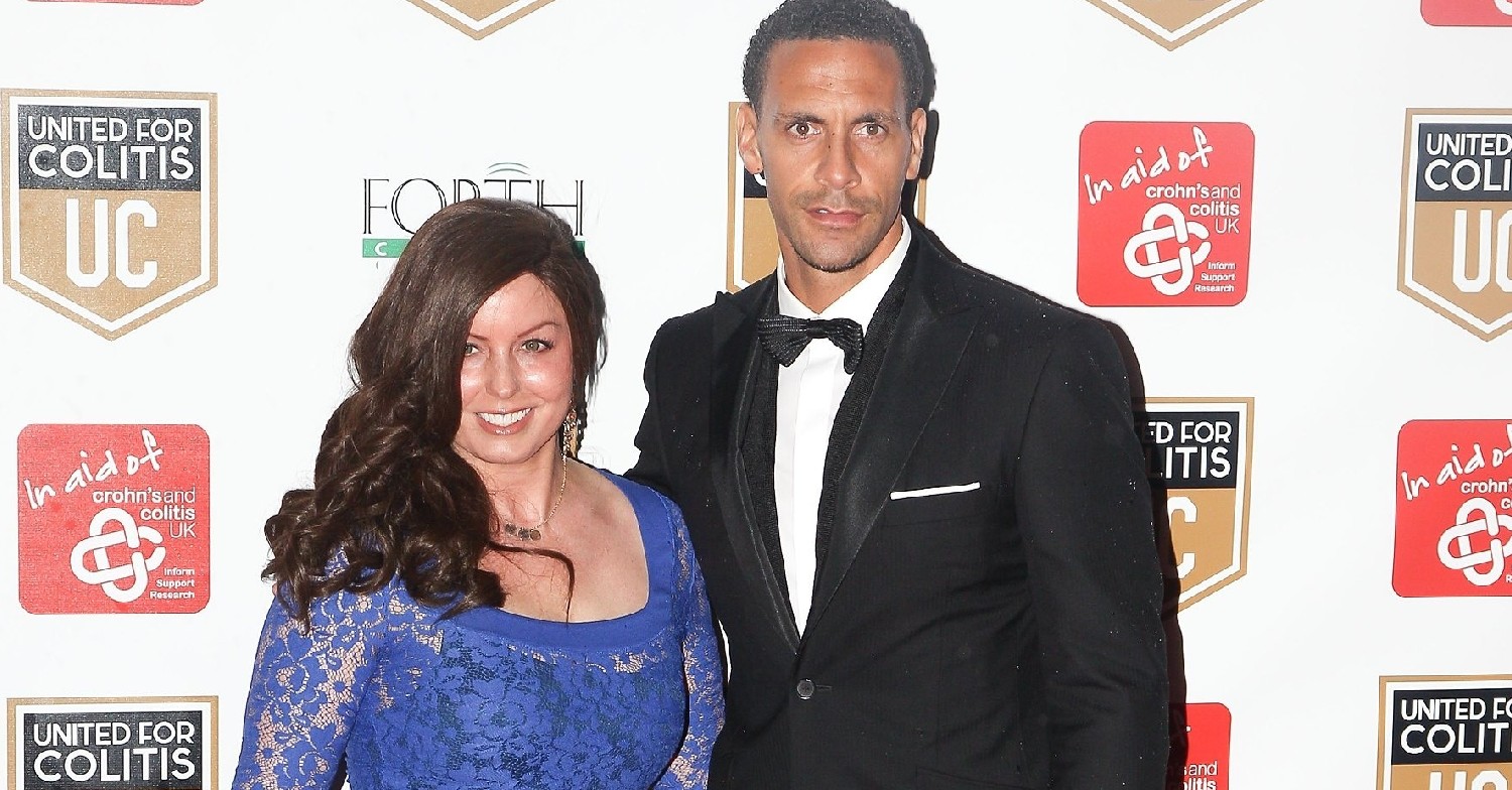 Rio Ferdinand and his late wife, Rebecca