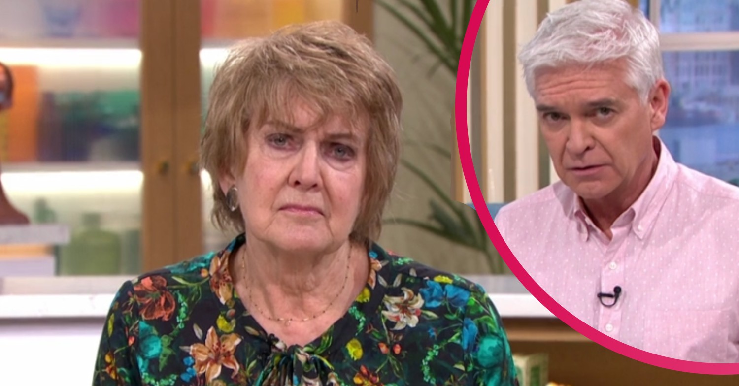 Deidre Sanders and Phillip Schofield on This Morning today