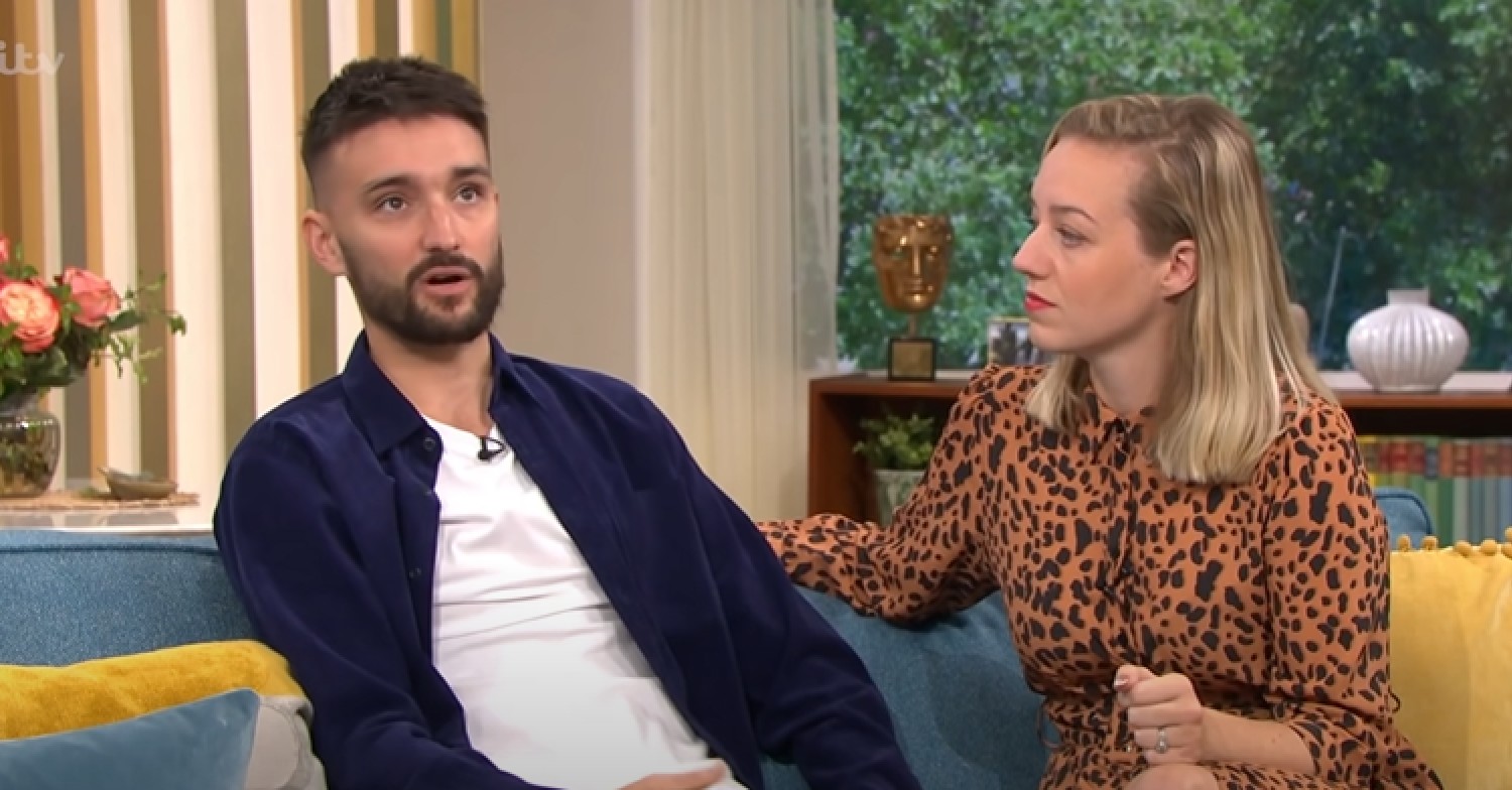 The Wanted singer Tom Parker and his wife Kelsey