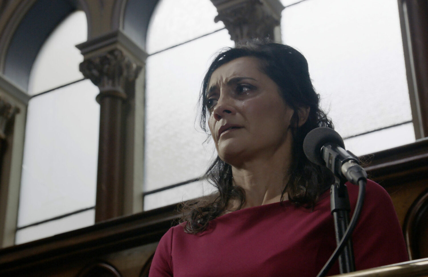 Manpreet is torn apart by the defence in Emmerdale