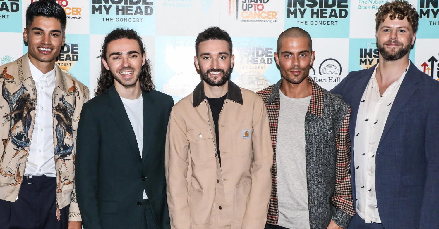 Tom Parker and his The Wanted bandmates