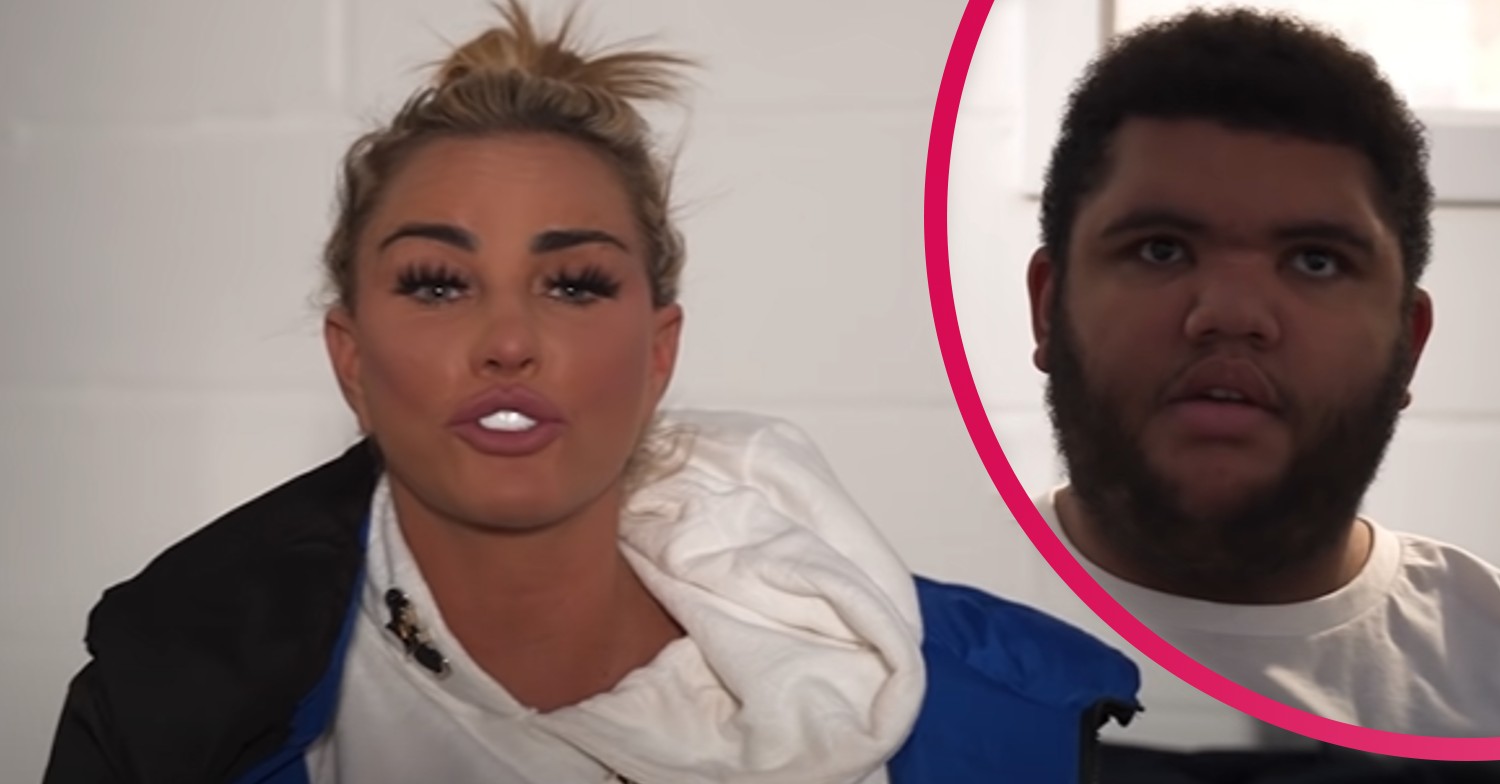 Katie Price and her son Harvey