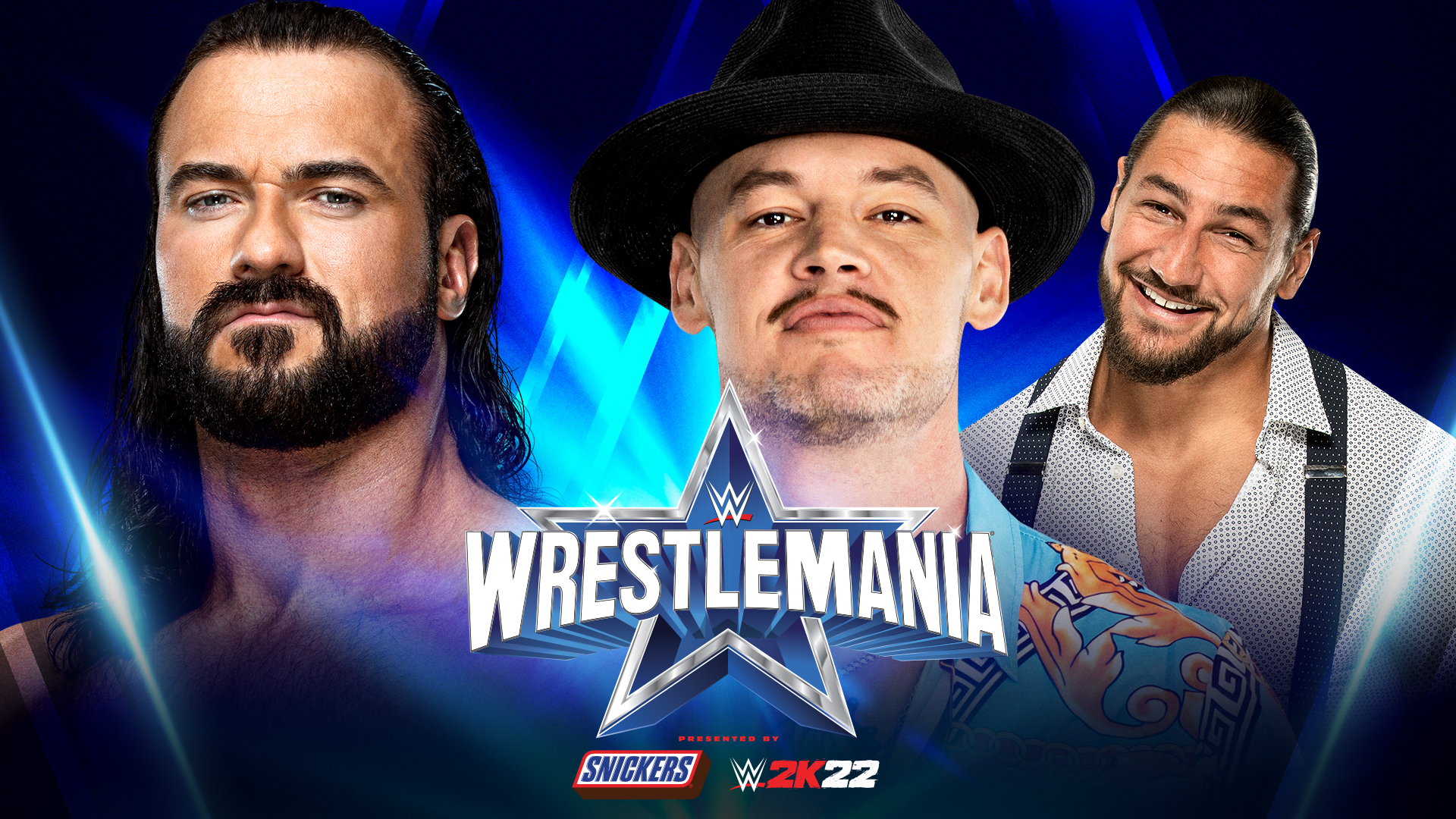 Wrestlemania 2022 also features Scottish star Drew McIntyre - could his match be on the Kickoff show? Start time in the UK on both nights is 11pm 