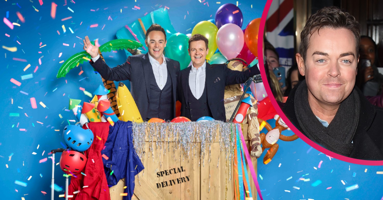 Saturday night takeaway stars Ant and dec with Stephen Mulhern