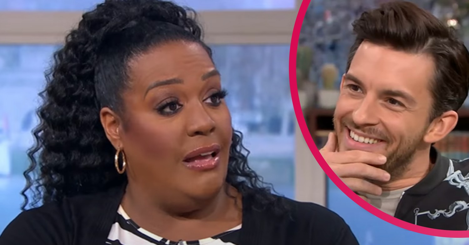 Alison Hammond and Jonathan Bailey on This Morning