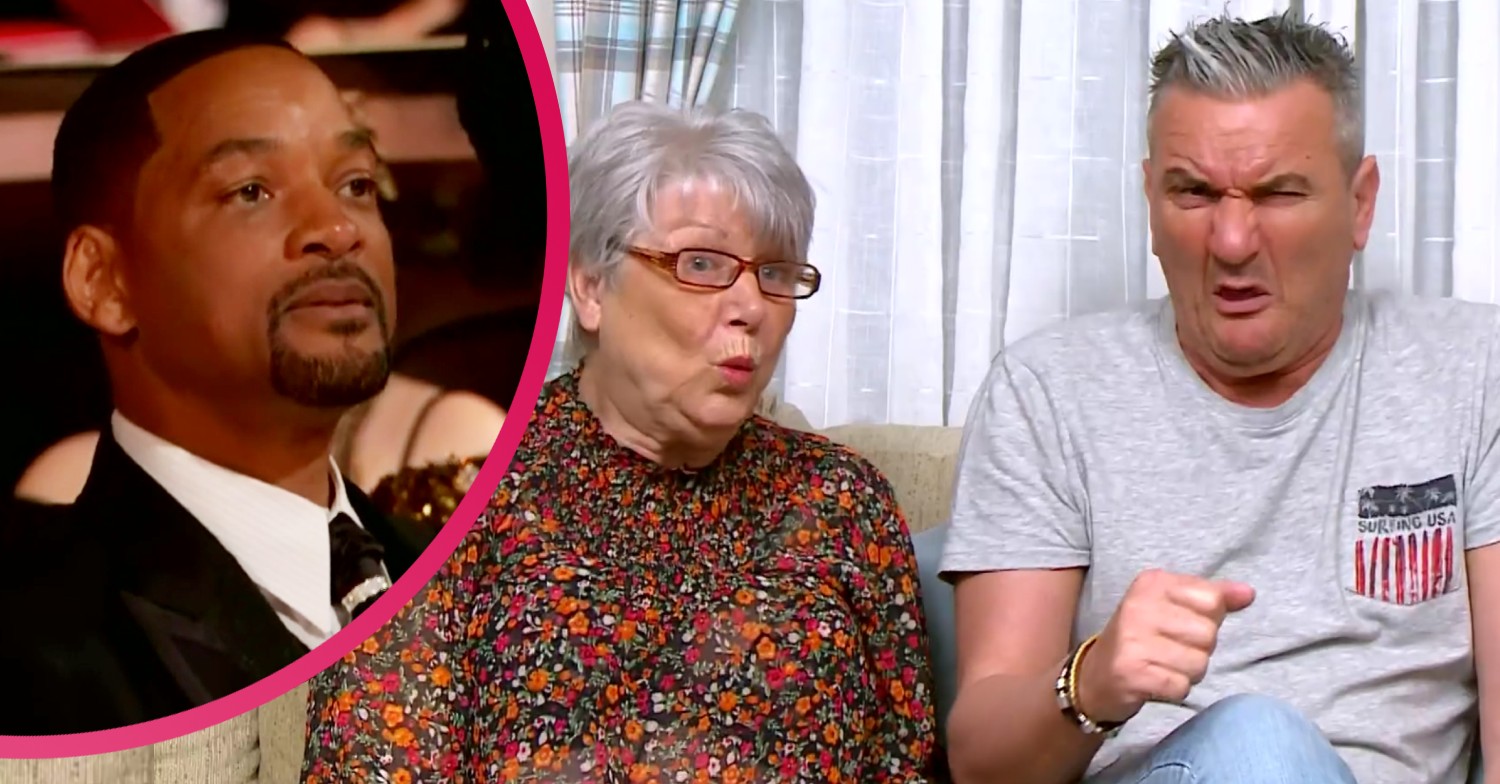 Gogglebox stars Jenny and Lee with Will Smith