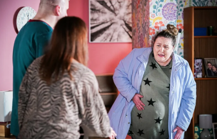 Clair Norris playing Bernie on EastEnders (Credit: BBC)
