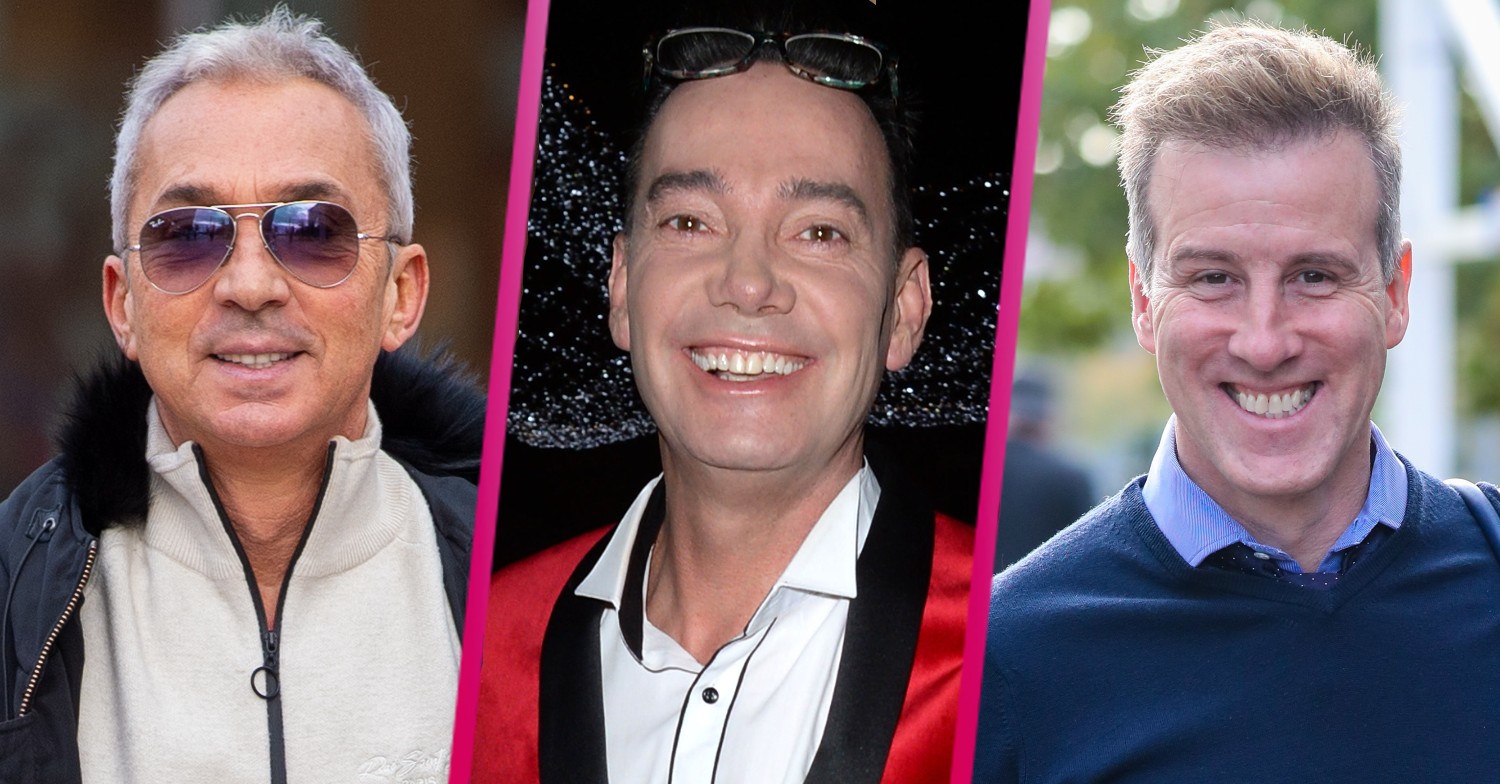 Craig Revel Horwood with Strictly stars Anton and Bruno