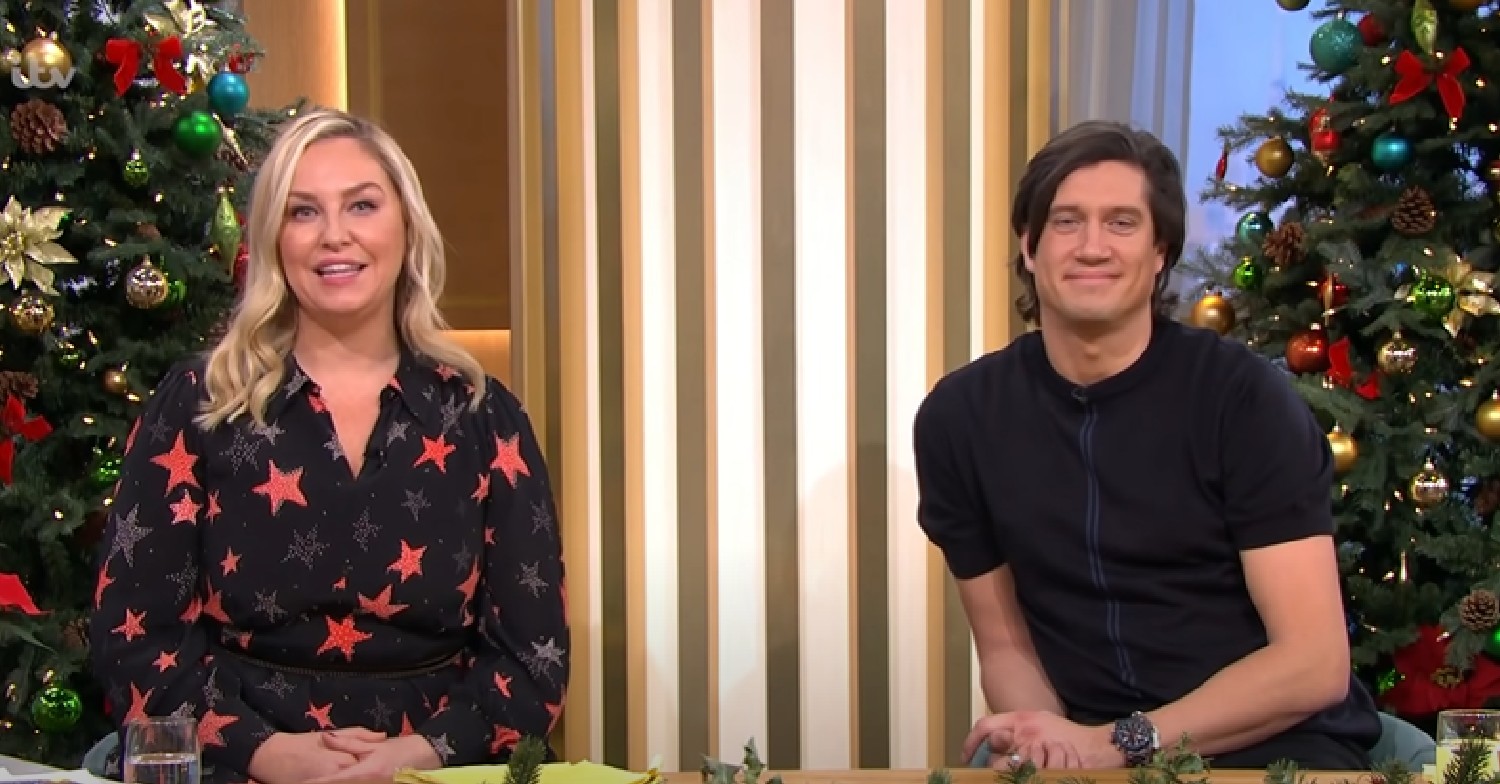 Josie Gibson and Vernon Kay hosting This Morning