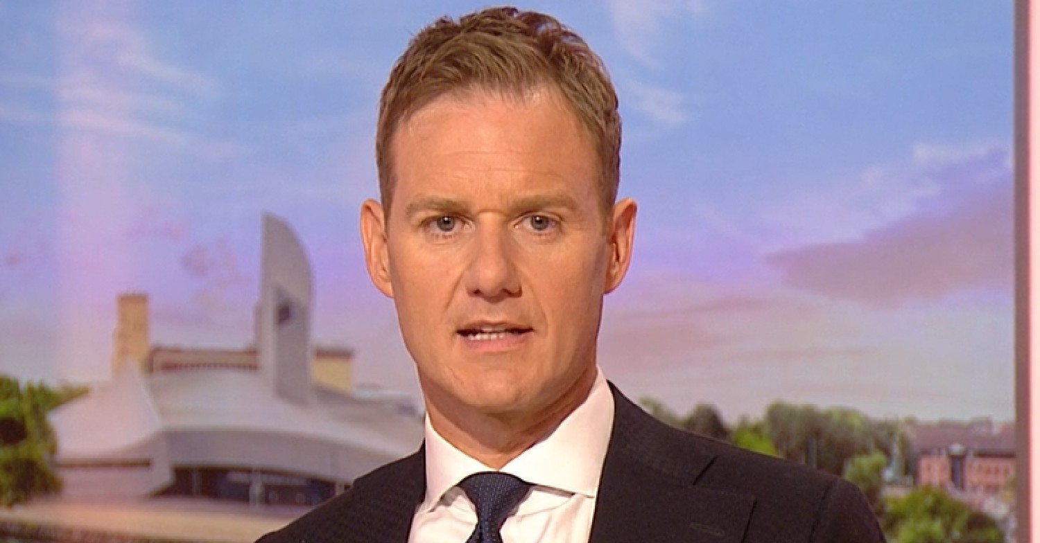 Dan Walker speaking to camera on BBC Breakfast