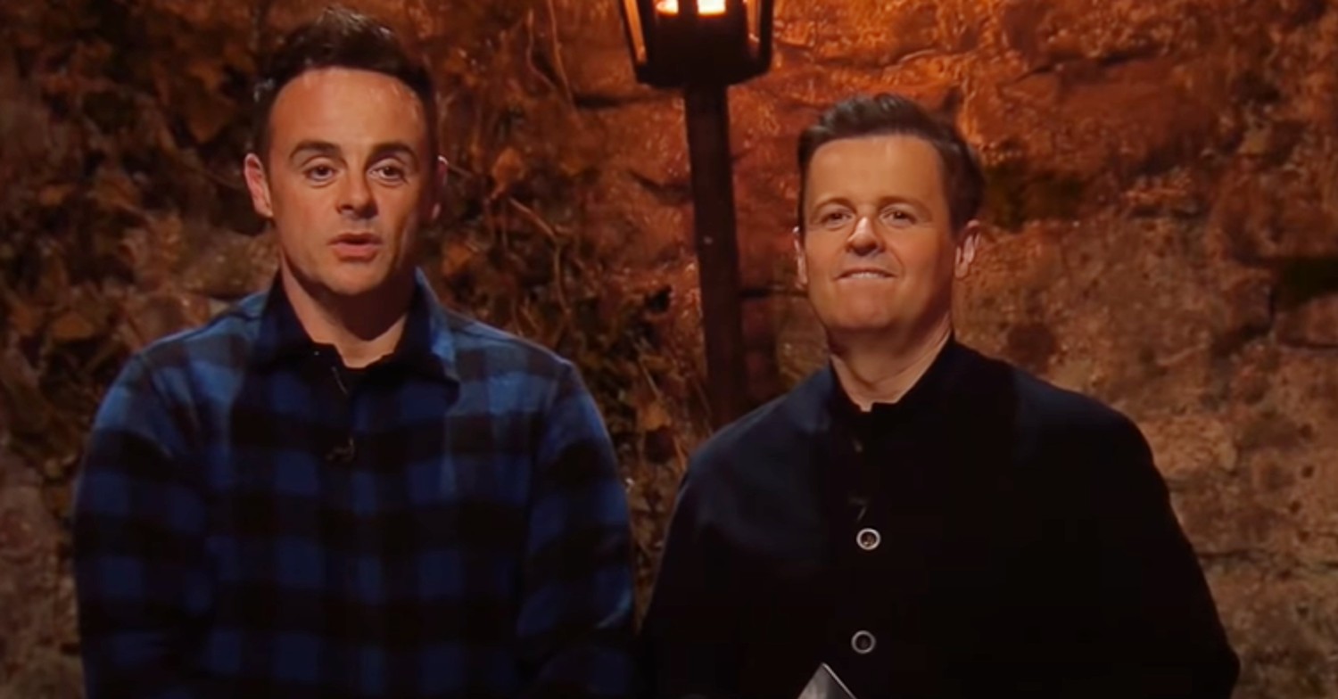Ant and Dec on I'm A Celebrity last year