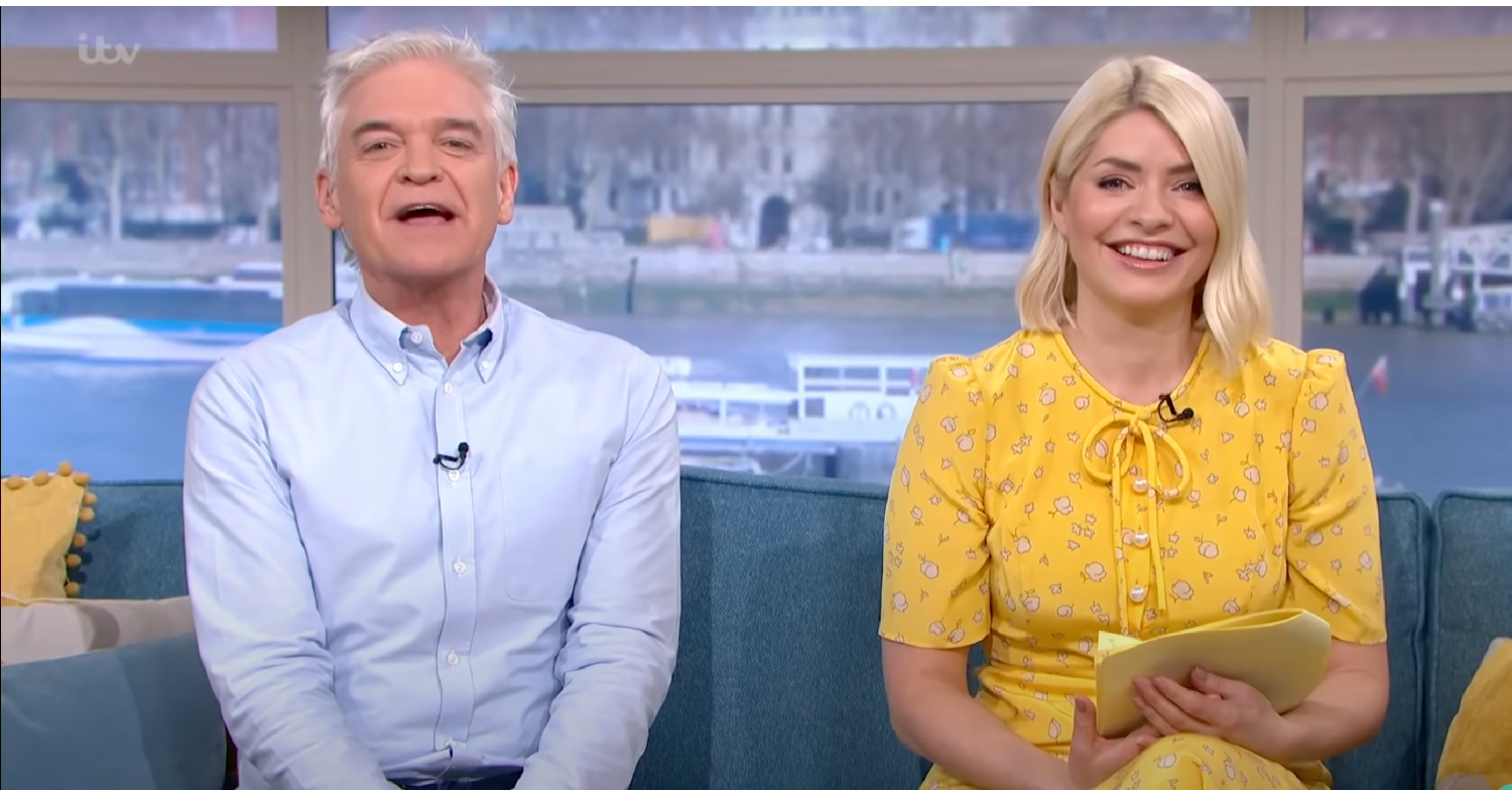 Phillip Schofield and Holly Willoughby on This Morning 