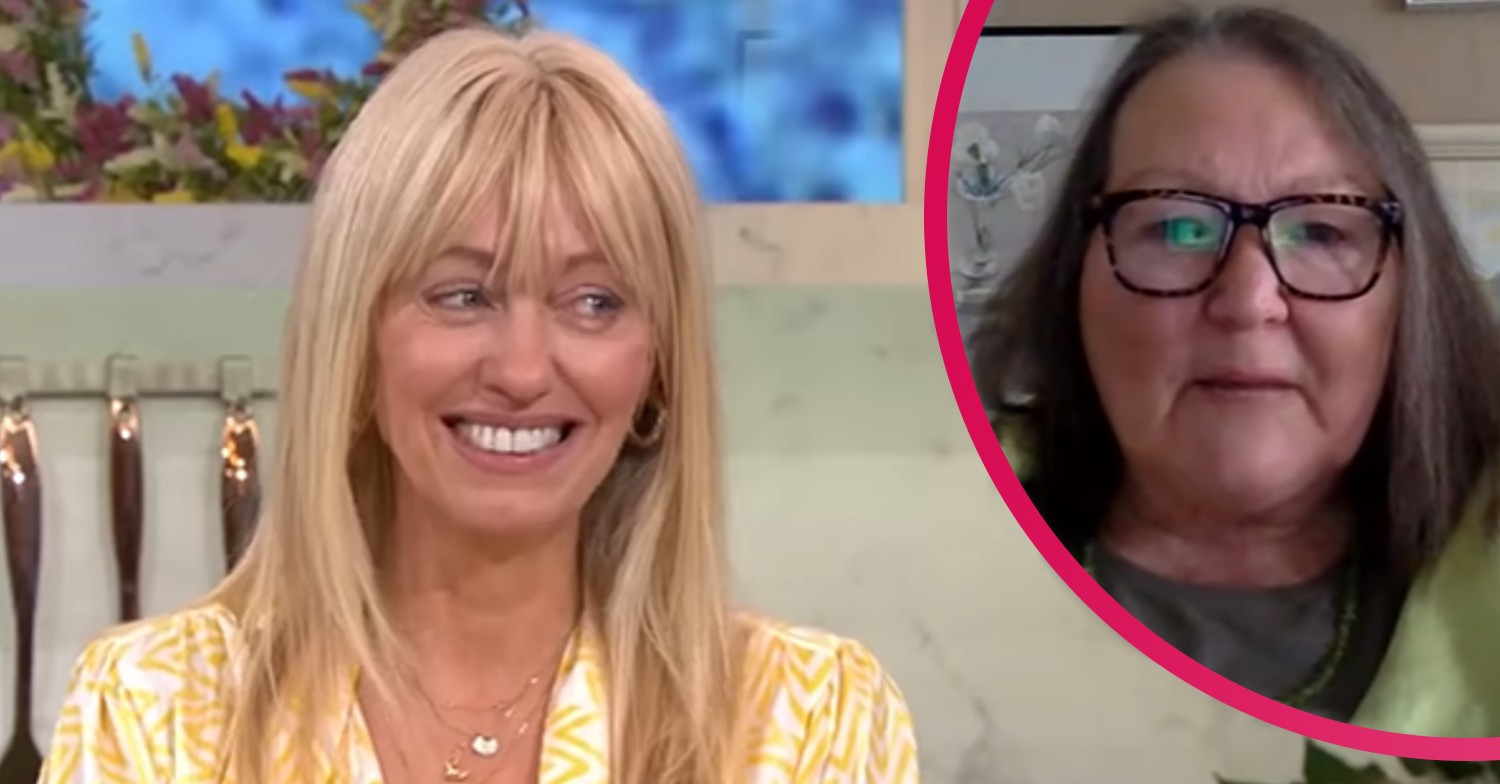 Clodagh McKenna and aspargus predictor on This Morning