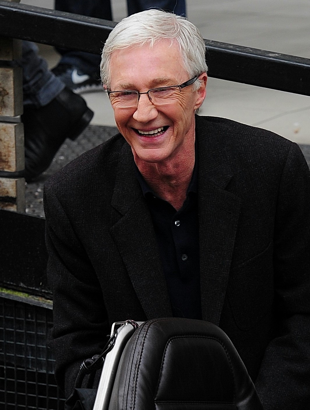 Paul O'Grady smiles outside ITV Studios