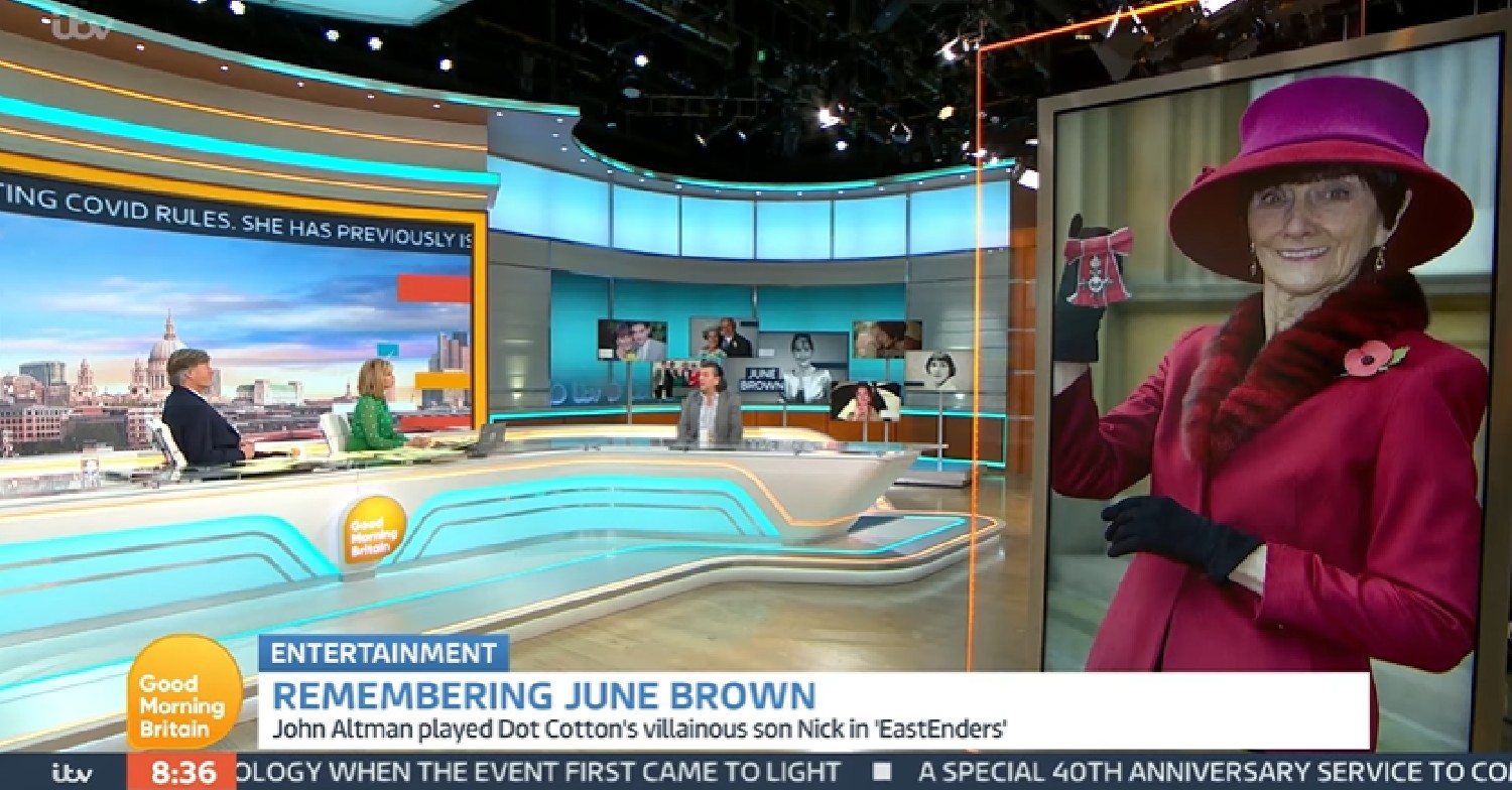 John Altman speaking about June Brown on GMB today