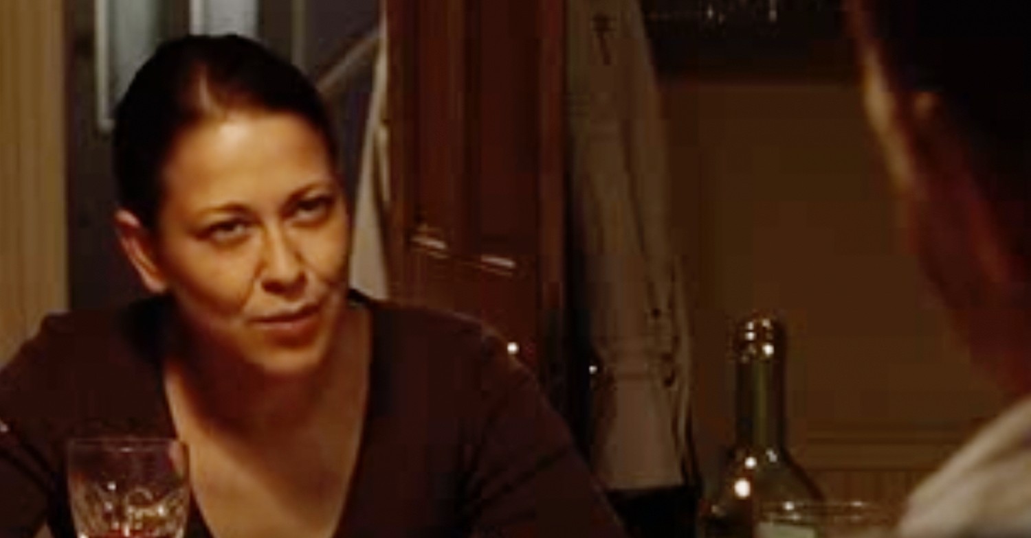 Nicola Walker as Ruth in Spooks drinking wine