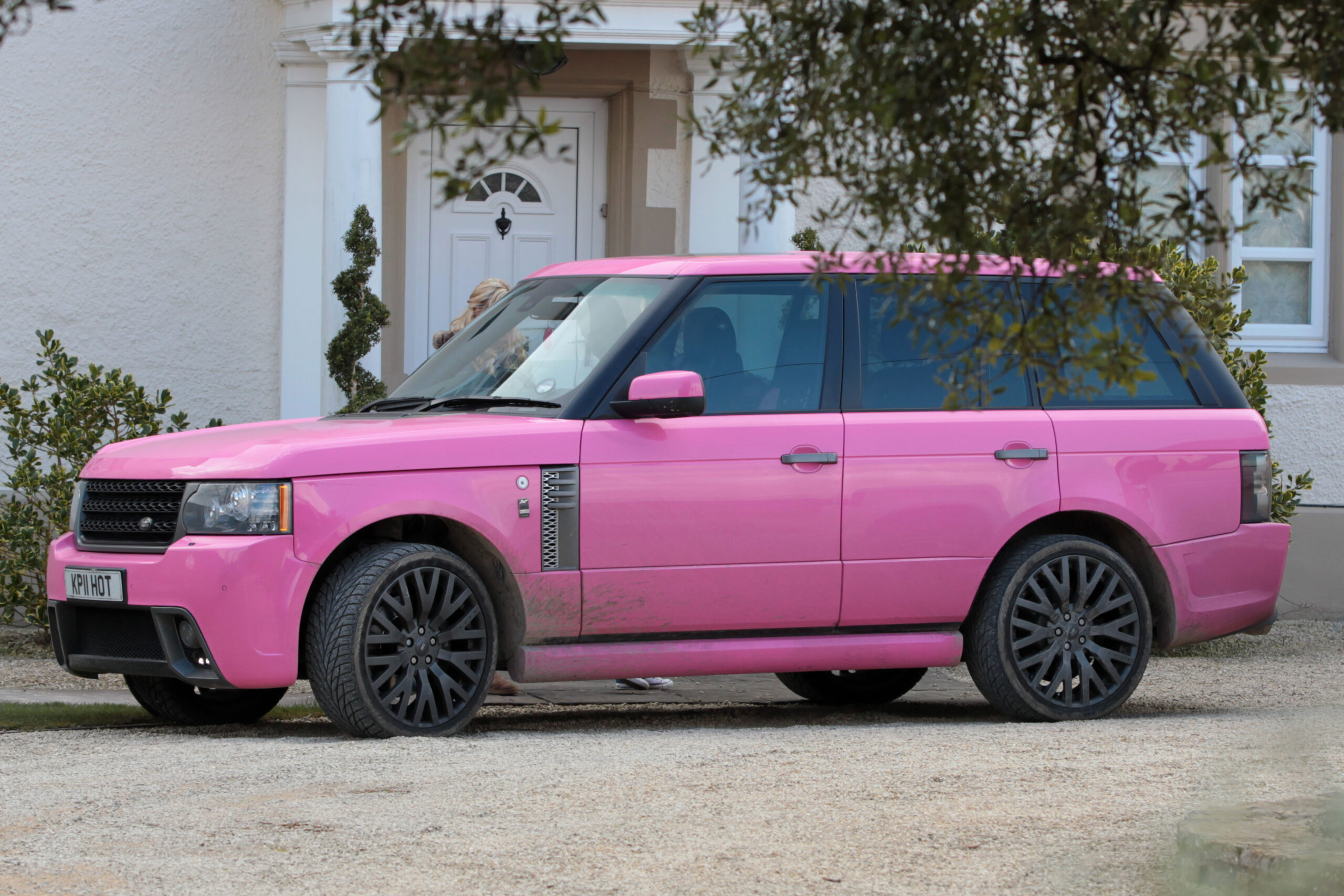 Katie Price's old pink Land Rover