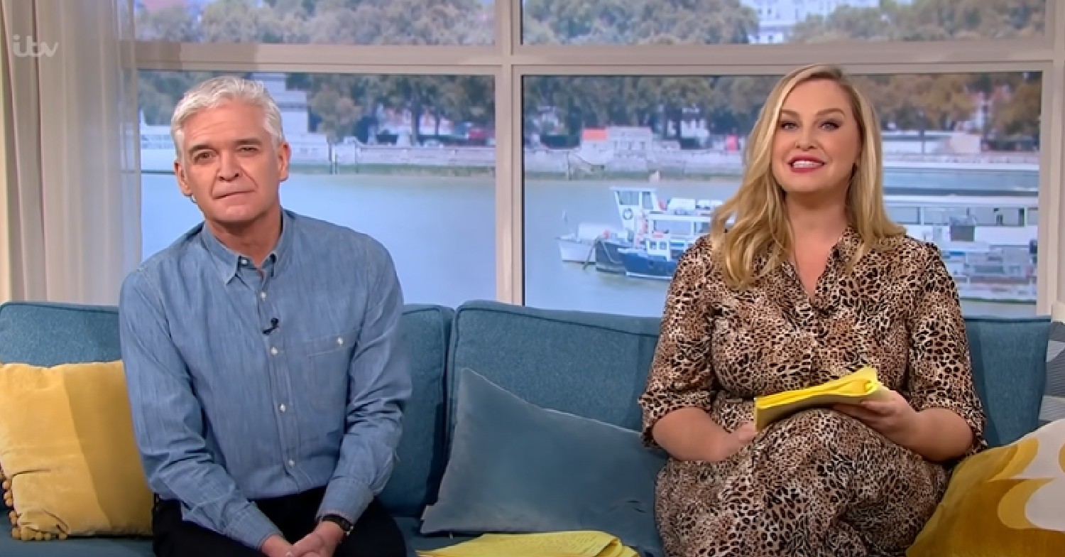 Phillip Schofield and Josie Gibson smiling as they host This Morning
