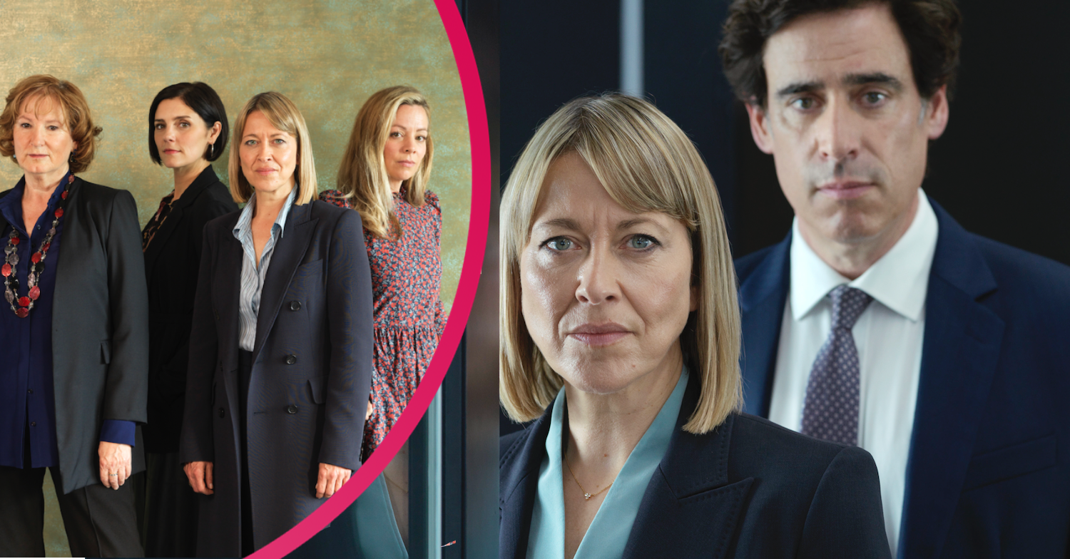 Hannah and Nathan pictured in The Split season 3