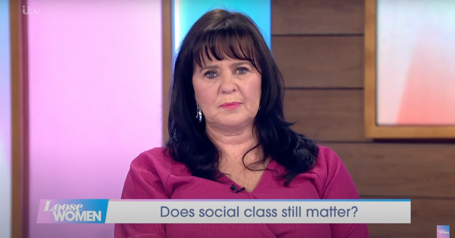 Coleen Nolan looking peeved on Loose Women today