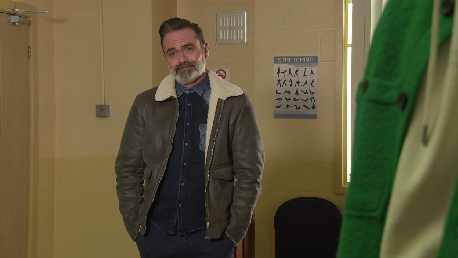 Coronation Street Billy smiling