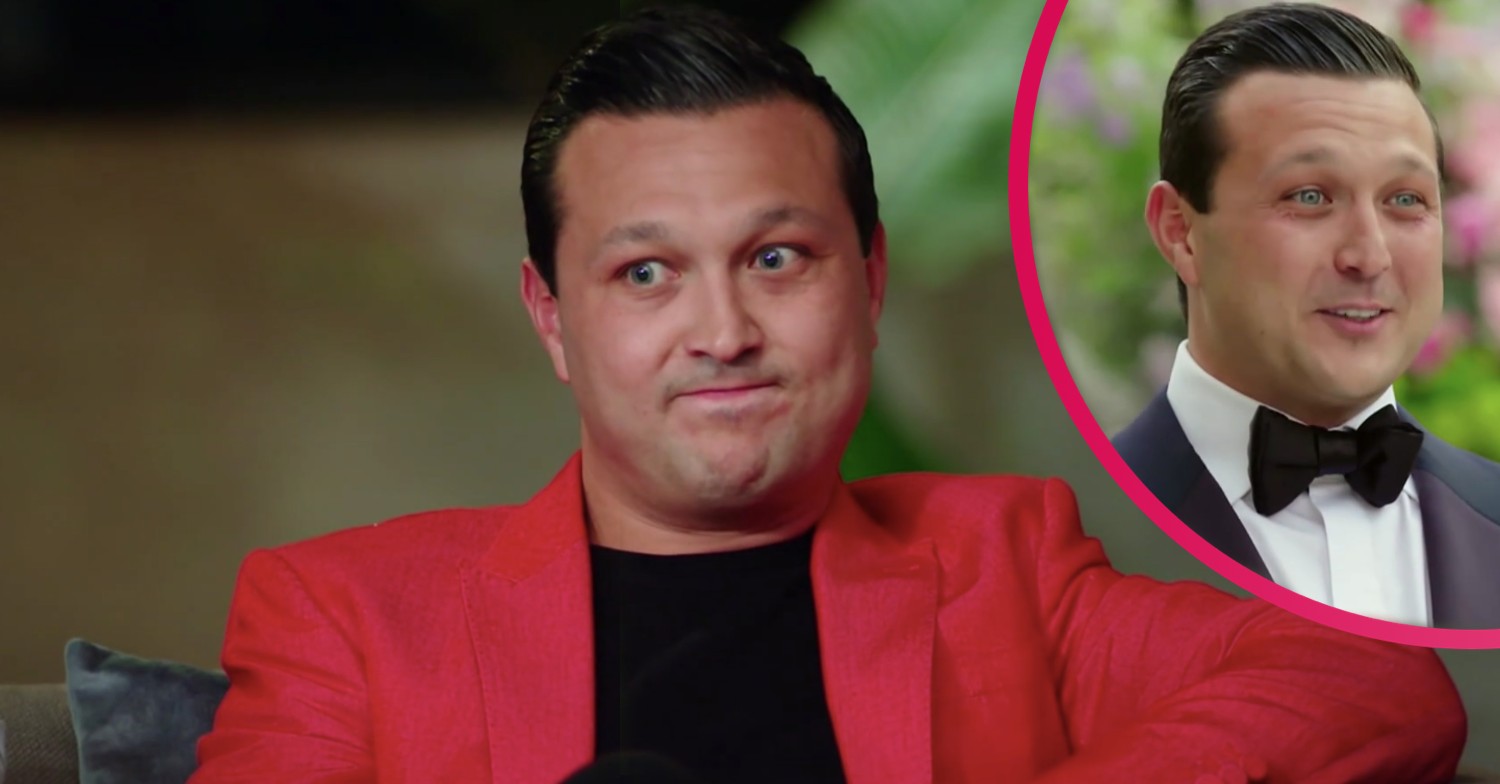 Dion smiling on Married At First Sight Australia