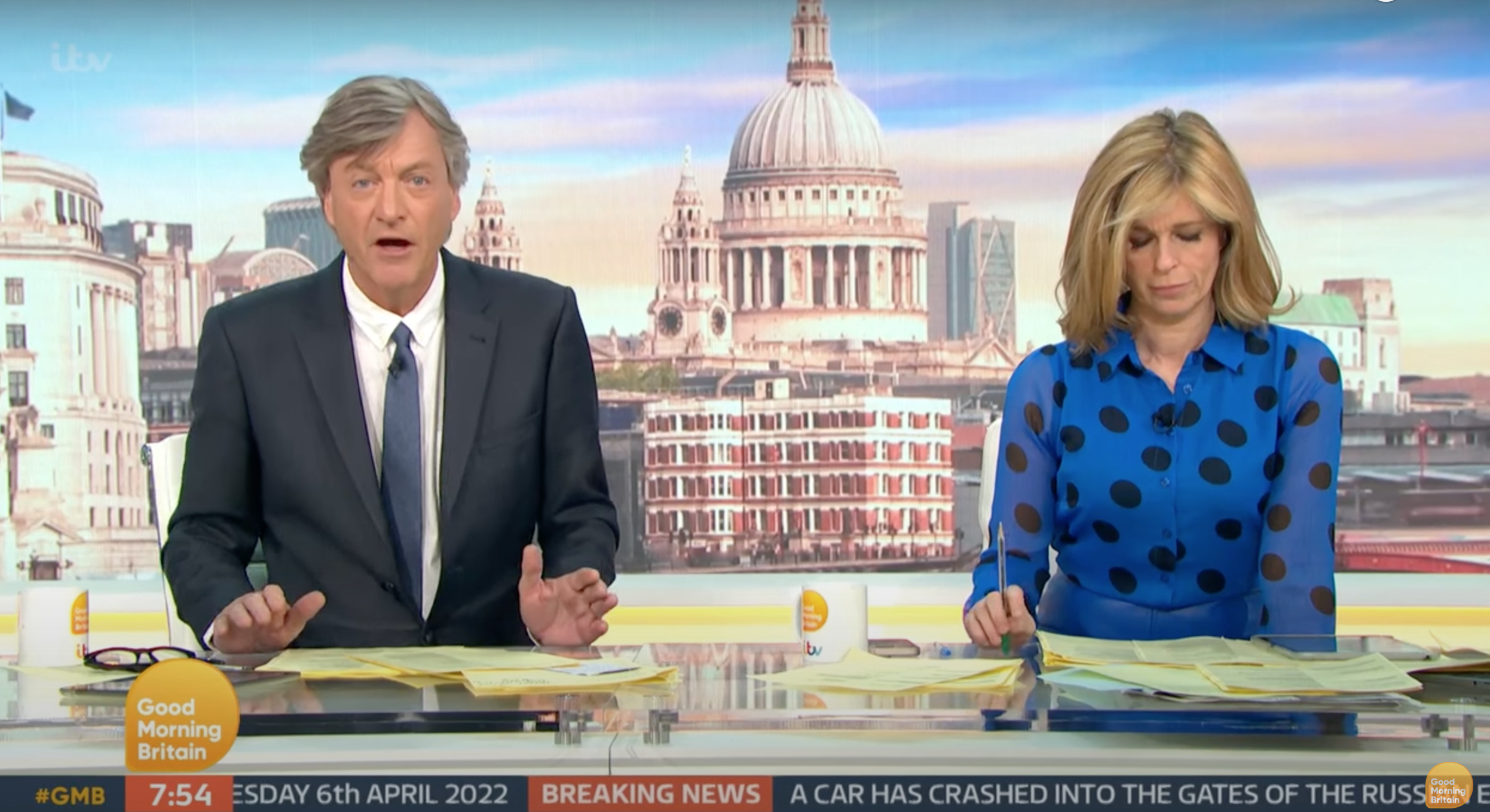 Richard Madeley and Kate Garraway hosting GMB
