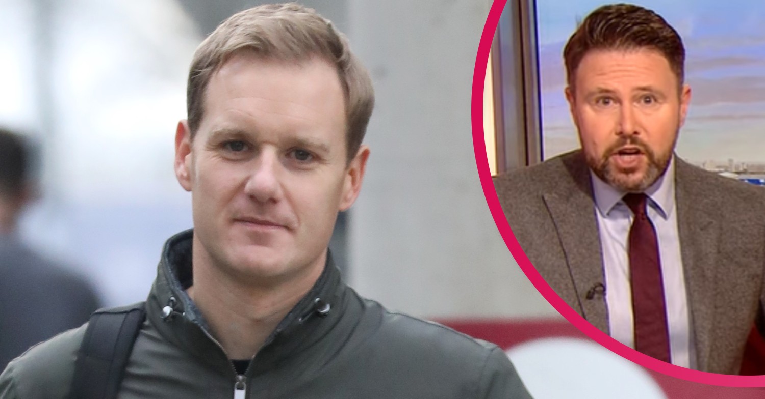 BBC Breakfast presenter Dan Walker smiling for camera alongside Jon Kay on show