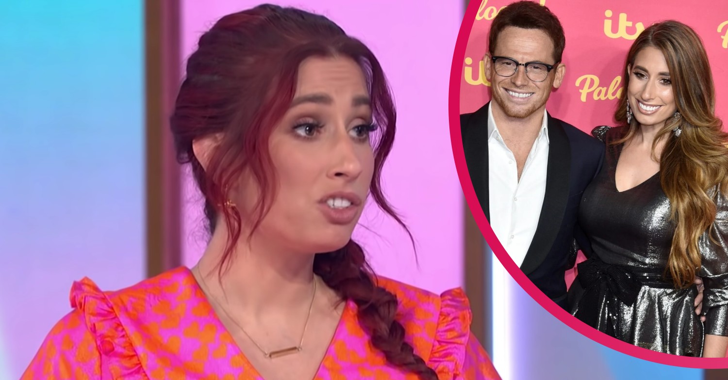 Stacey Solomon with Joe Swash on the red carpet and on Loose Women