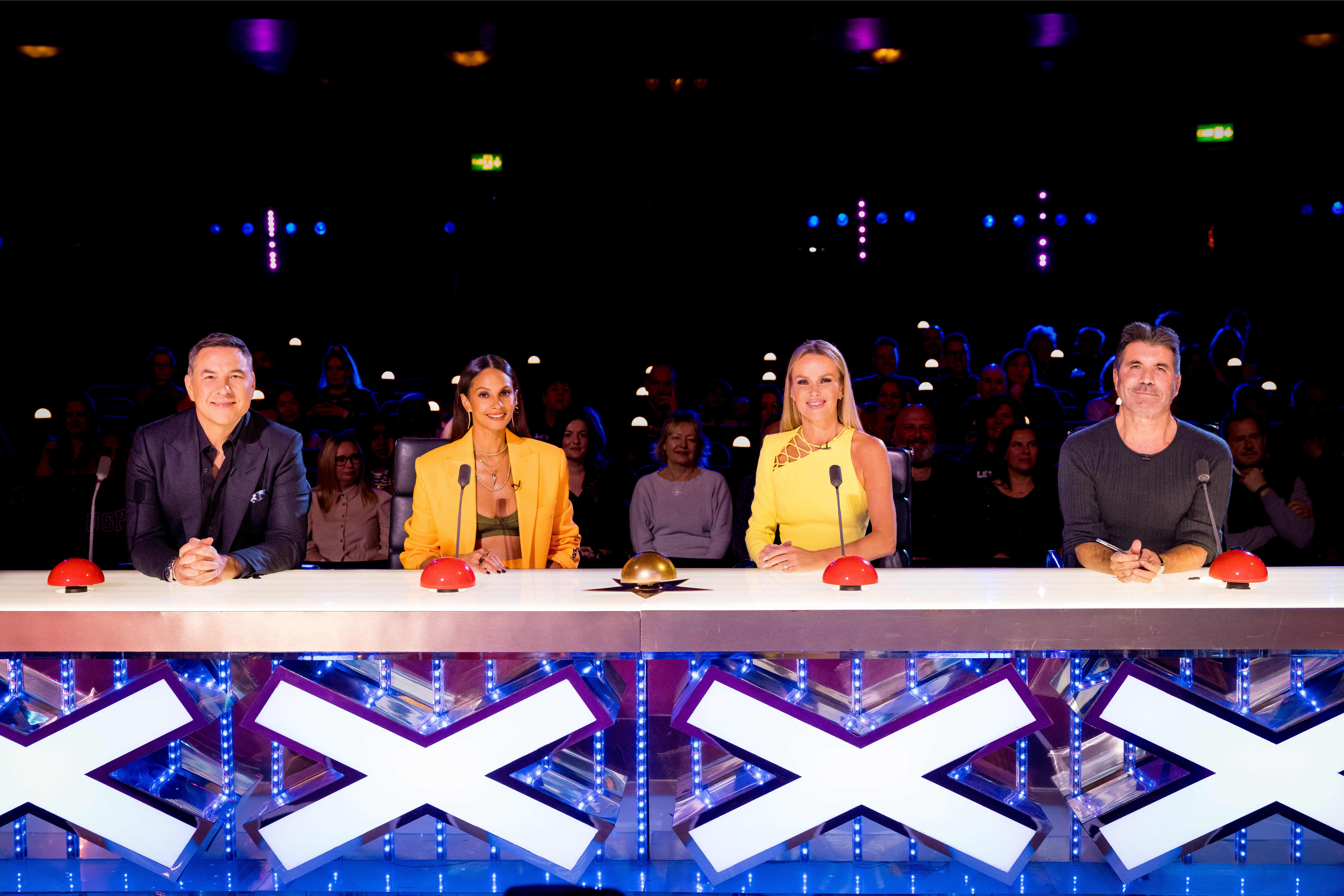 The BGT 2022 judges sitting on the panel