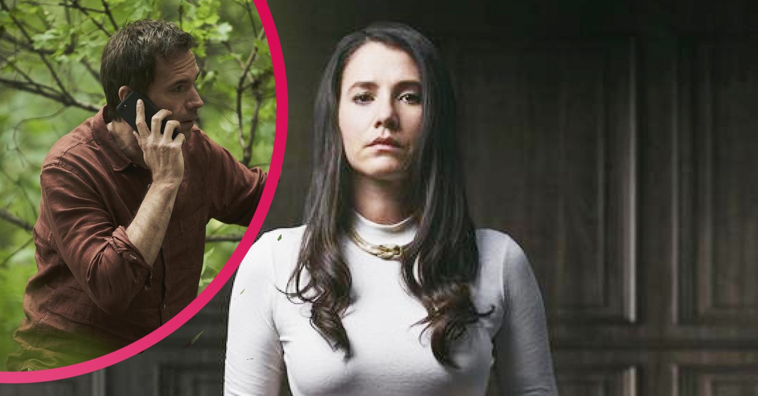 Charlie Murphy glaring frighteningly as femme fatale Natalie in Deadline