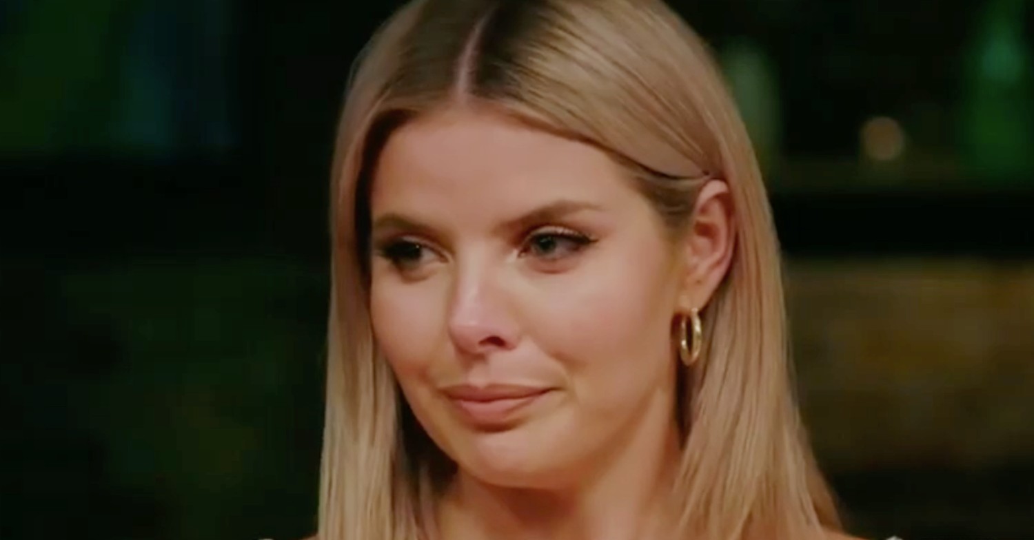 Olivia smirking on Married At First Sight Australia