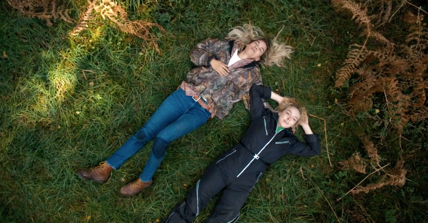 Villanelle and Gunn smiling on Killing Eve