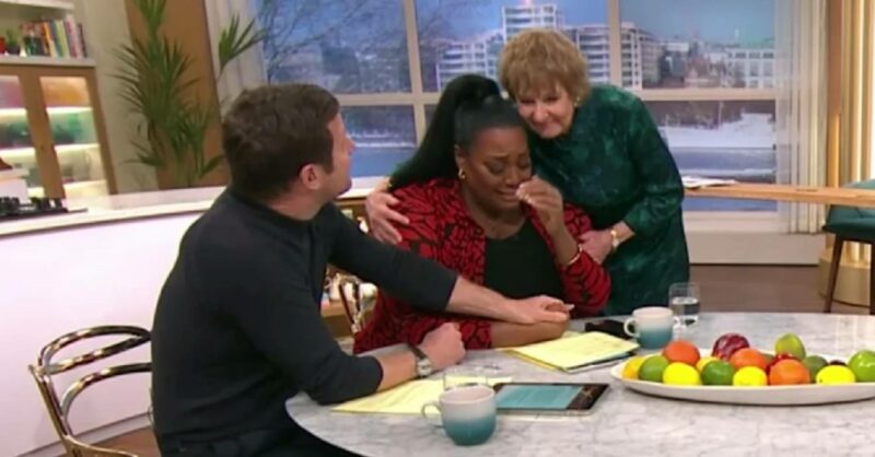 Alison Hammond breaking down on This Morning