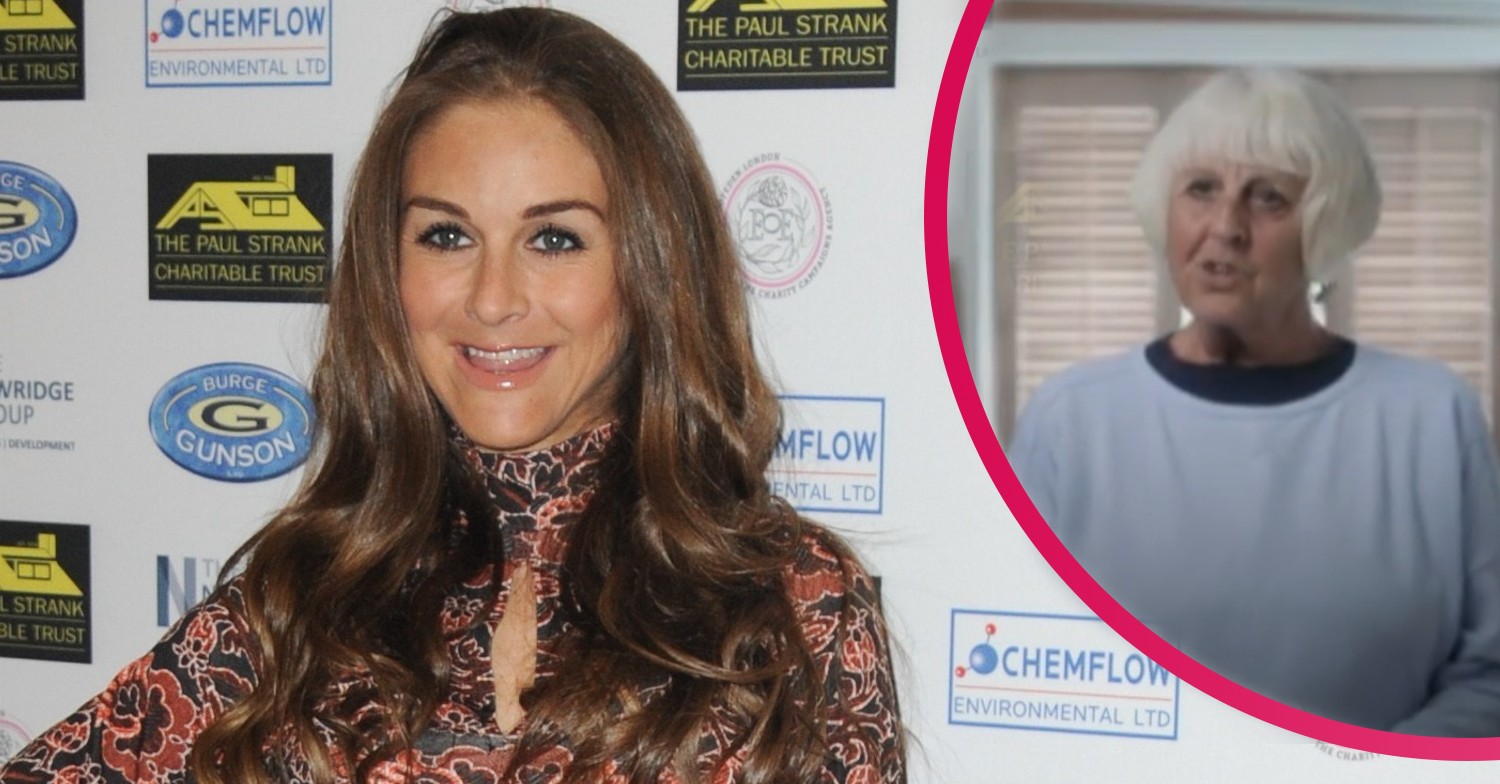 Nikki Grahame smiling/Nikki's mum during documentary