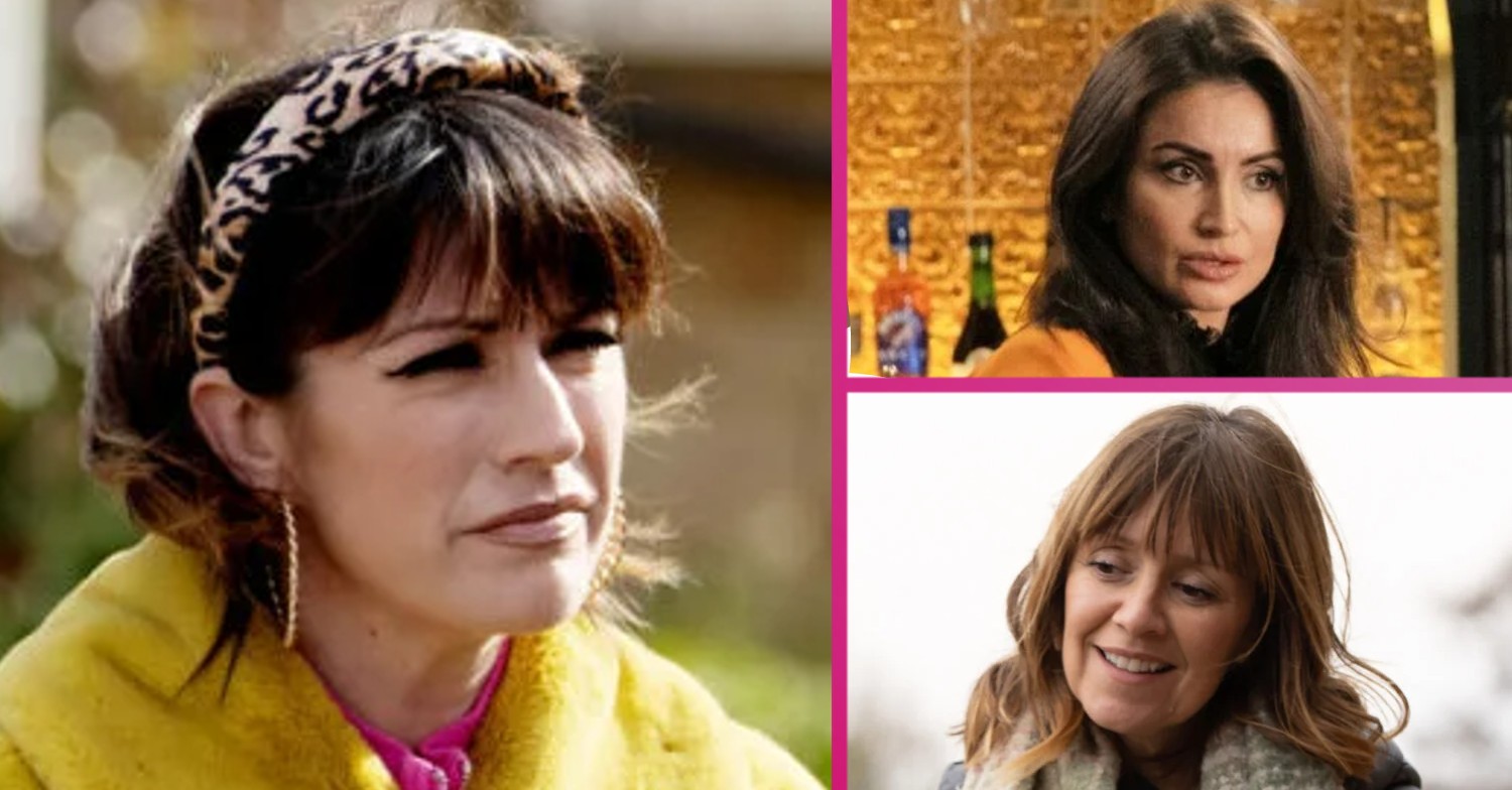 Emmerdale characters Kerry Leyla and Rhona