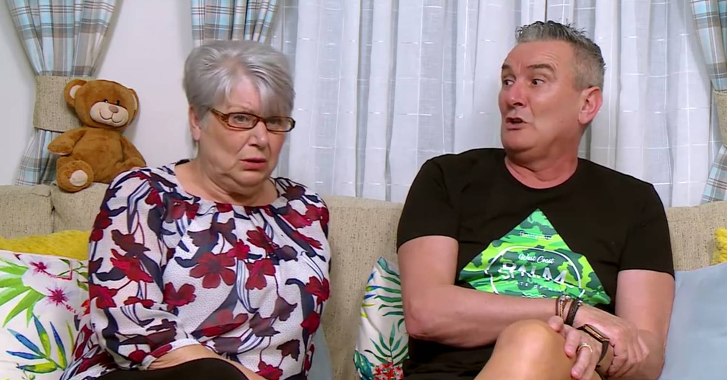 Jenny and Lee on Gogglebox on April 8, 2022