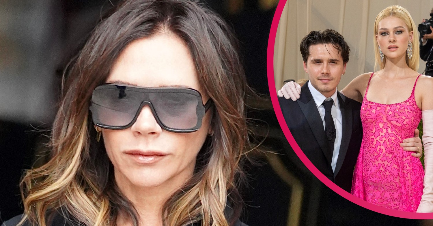 Victoria Beckham in sunglasses/Brooklyn Beckham and Nicola Peltz at Met Gala