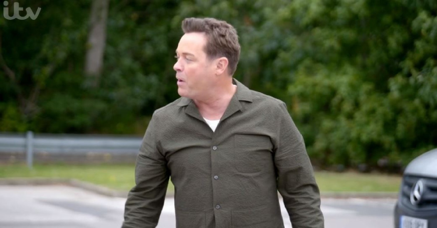 Stephen Mulhern looks to the side on In For A Penny