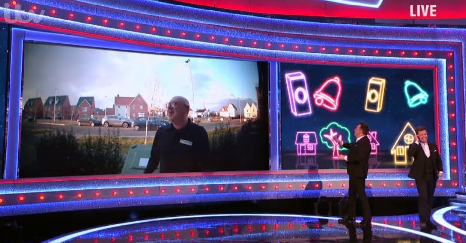 Ant and Dec speaking to Ring My Bell contestant on Saturday Night Takeaway April 9, 2022