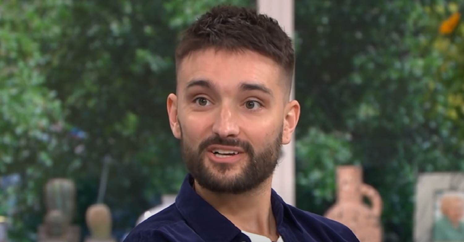 The Wanted singer Tom Parker talking on This Morning in 2021