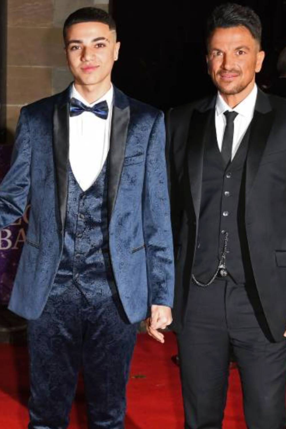 Peter Andre with son Junior Andre at the Pride of Britain Awards